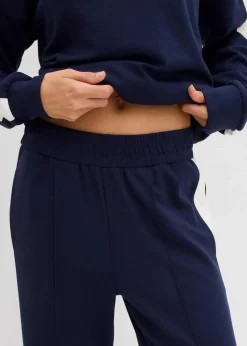 bonprix Hosen|Sweat|Sweathose aus Interlock-Qualität blau