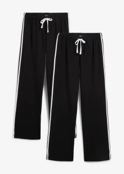 Sweathose aus reiner schwerer Baumwolle (2er-Pack )|bonprix Outlet