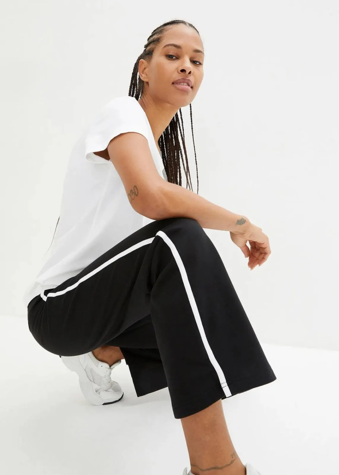 Sweathose aus reiner schwerer Baumwolle (2er-Pack )|bonprix Outlet