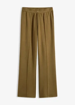 bonprix Hosen|Sweat|Sweathose aus softem Viskose-Mix erdoliv