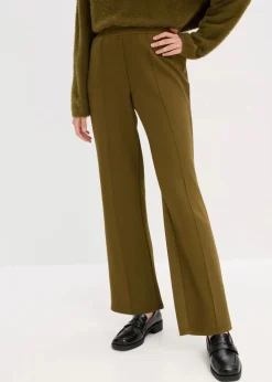 bonprix Hosen|Sweat|Sweathose aus softem Viskose-Mix erdoliv