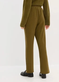 bonprix Hosen|Sweat|Sweathose aus softem Viskose-Mix erdoliv