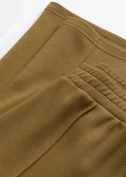 bonprix Hosen|Sweat|Sweathose aus softem Viskose-Mix erdoliv