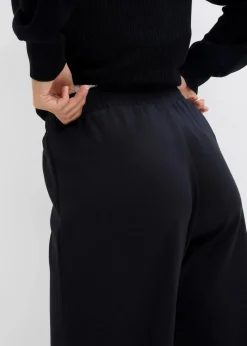 bonprix Bekleidung·Blusen & Tuniken|Bekleidung·Kleider|Sweathose aus softem Viskose-Mix schwarz