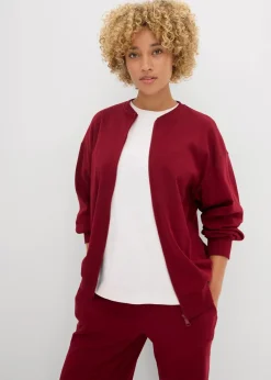 Sweatjacke aus reiner Baumwolle|bonprix Clearance