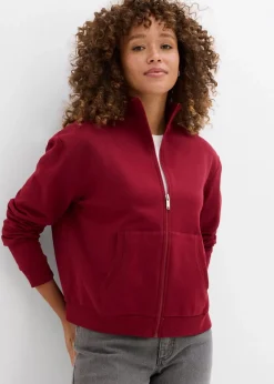 Sweatjacke aus reiner Bio-Baumwolle|bonprix