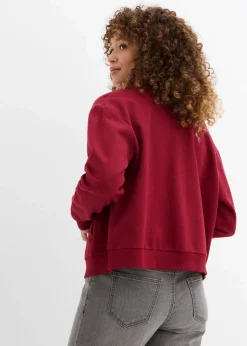 Sweatjacke aus reiner Bio-Baumwolle|bonprix