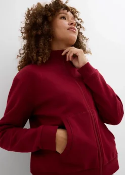 Sweatjacke aus reiner Bio-Baumwolle|bonprix