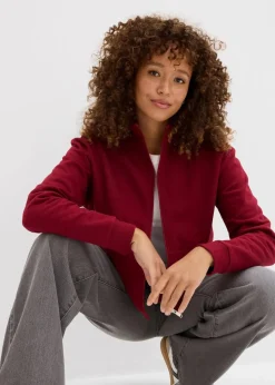 Sweatjacke aus reiner Bio-Baumwolle|bonprix