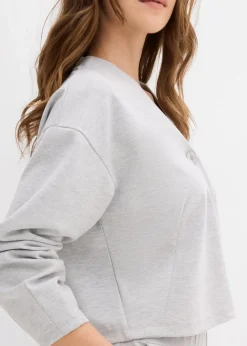 Sweatjacke aus Viskose-Mix|bonprix Online