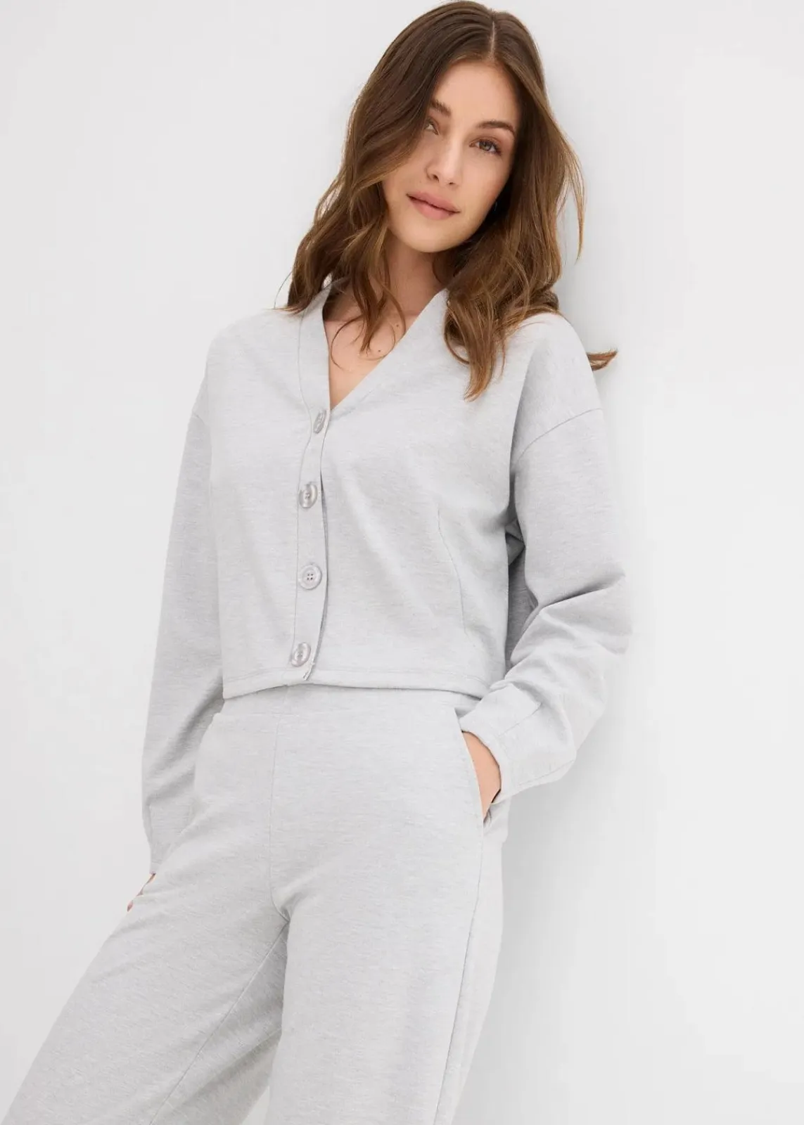 Sweatjacke aus Viskose-Mix|bonprix Online