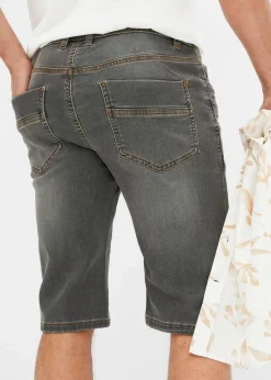 Sweat-Jeans-Bermuda m. Komfortschnitt, Regular Fit|bonprix Hot