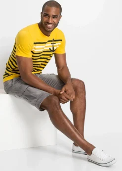 Sweatjeans-Bermuda, Regular Fit|bonprix