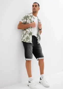 Sweat-Jeans-Bermuda, Relaxed Fit|bonprix Outlet