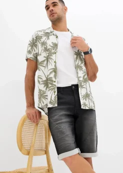 Sweat-Jeans-Bermuda, Relaxed Fit|bonprix Outlet