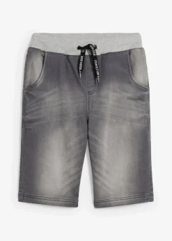 Sweatjeans-Schlupfbermuda, Regular Fit|bonprix New
