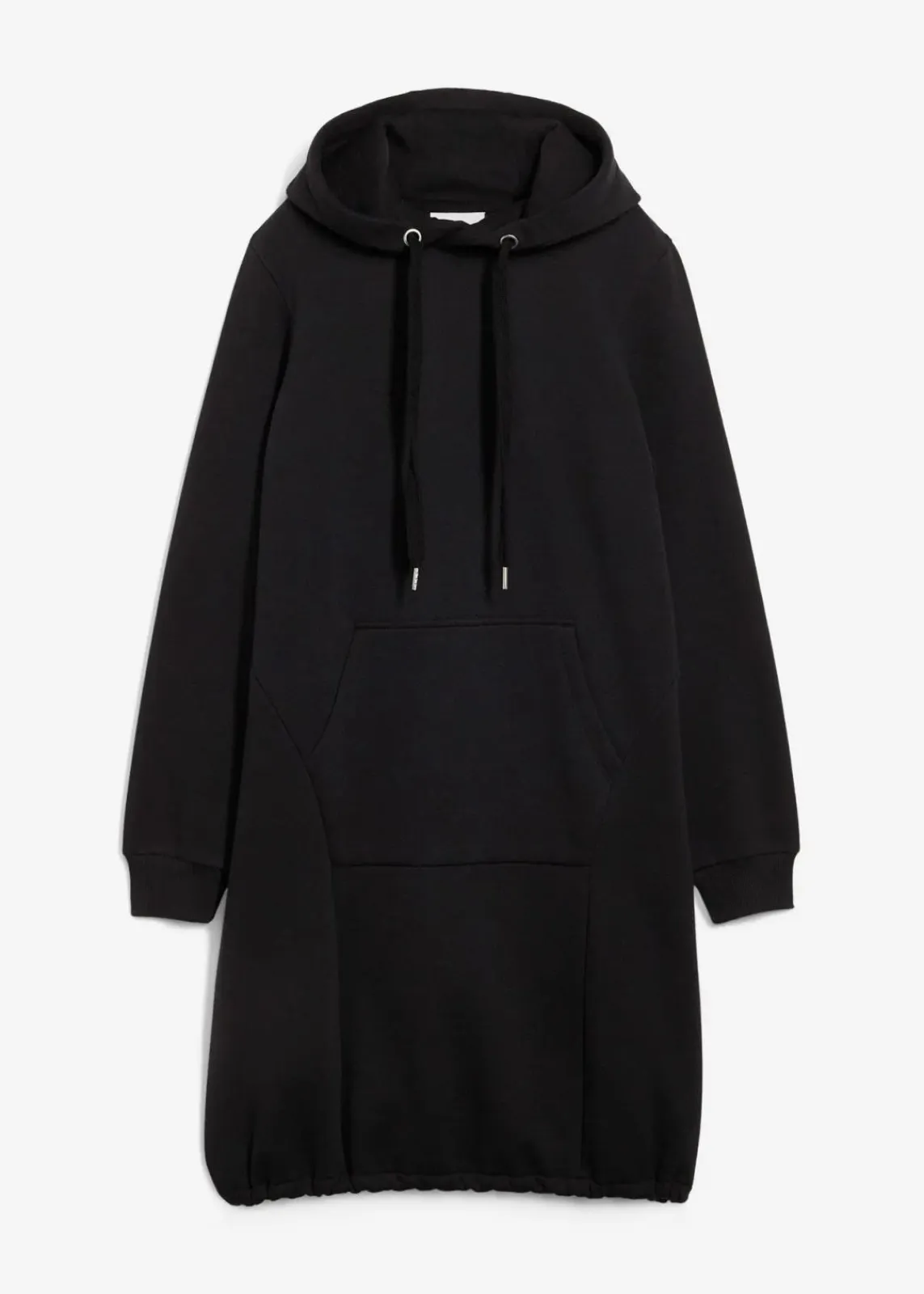 bonprix Kleider|Sweat|Sweatkleid aus Baumwoll-Mix schwarz