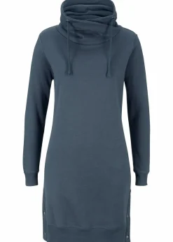bonprix Bekleidung·Blusen & Tuniken|Bekleidung·Pullover & Strickjacken|Sweatkleid aus reiner Baumwolle nachtblau