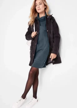 bonprix Bekleidung·Blusen & Tuniken|Bekleidung·Pullover & Strickjacken|Sweatkleid aus reiner Baumwolle nachtblau