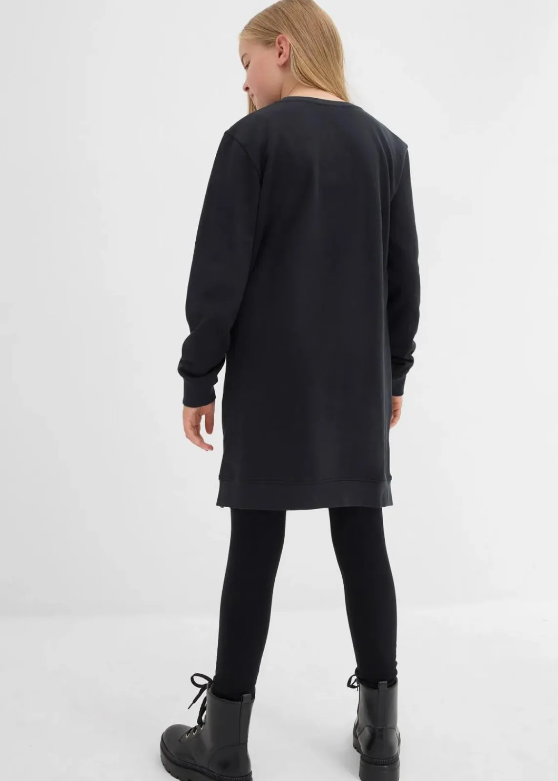 Sweatkleid aus reiner Bio-Baumwolle|bonprix Sale