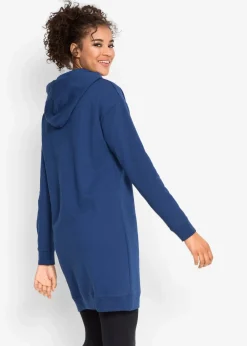 bonprix Kleider|Sweat|Sweatkleid mit Bio-Baumwolle mitternachtsblau