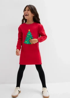 Sweatkleid mit Weihnachtsmotiv|bonprix Online