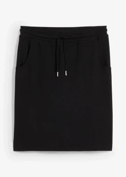 bonprix Nachhaltigere Materialien|Sweat|Sweatrock mit Taschen schwarz
