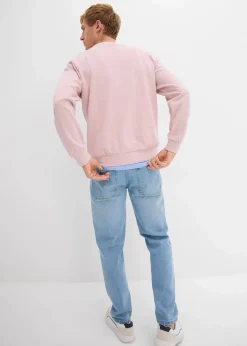 bonprix Sweat|Sportbekleidung|Sweatshirt mattrosa