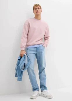 bonprix Sweat|Sportbekleidung|Sweatshirt mattrosa