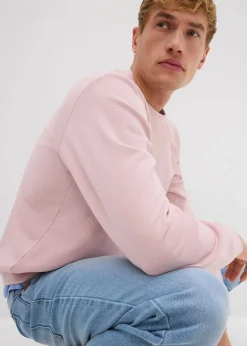 bonprix Sweat|Sportbekleidung|Sweatshirt mattrosa