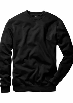 bonprix Große Größen|Basics|Sweatshirt schwarz