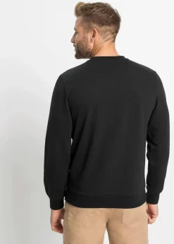 bonprix Große Größen|Basics|Sweatshirt schwarz