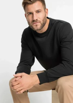 bonprix Große Größen|Basics|Sweatshirt schwarz