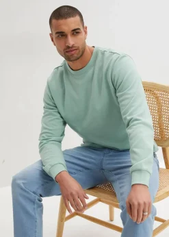 bonprix Sweat|Sportbekleidung|Sweatshirt pastellgrün