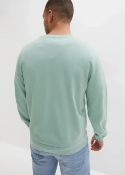 bonprix Sweat|Sportbekleidung|Sweatshirt pastellgrün