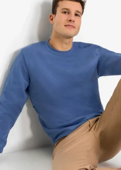 bonprix Sweat|Sportbekleidung|Sweatshirt hellindigo