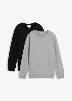 Sweatshirt aus reiner Bio-Baumwolle (2er Pack)|bonprix Best