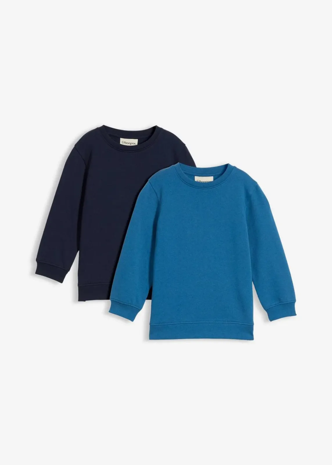 Sweatshirt aus weichem Baumwoll-Mix (2er Pack)|bonprix