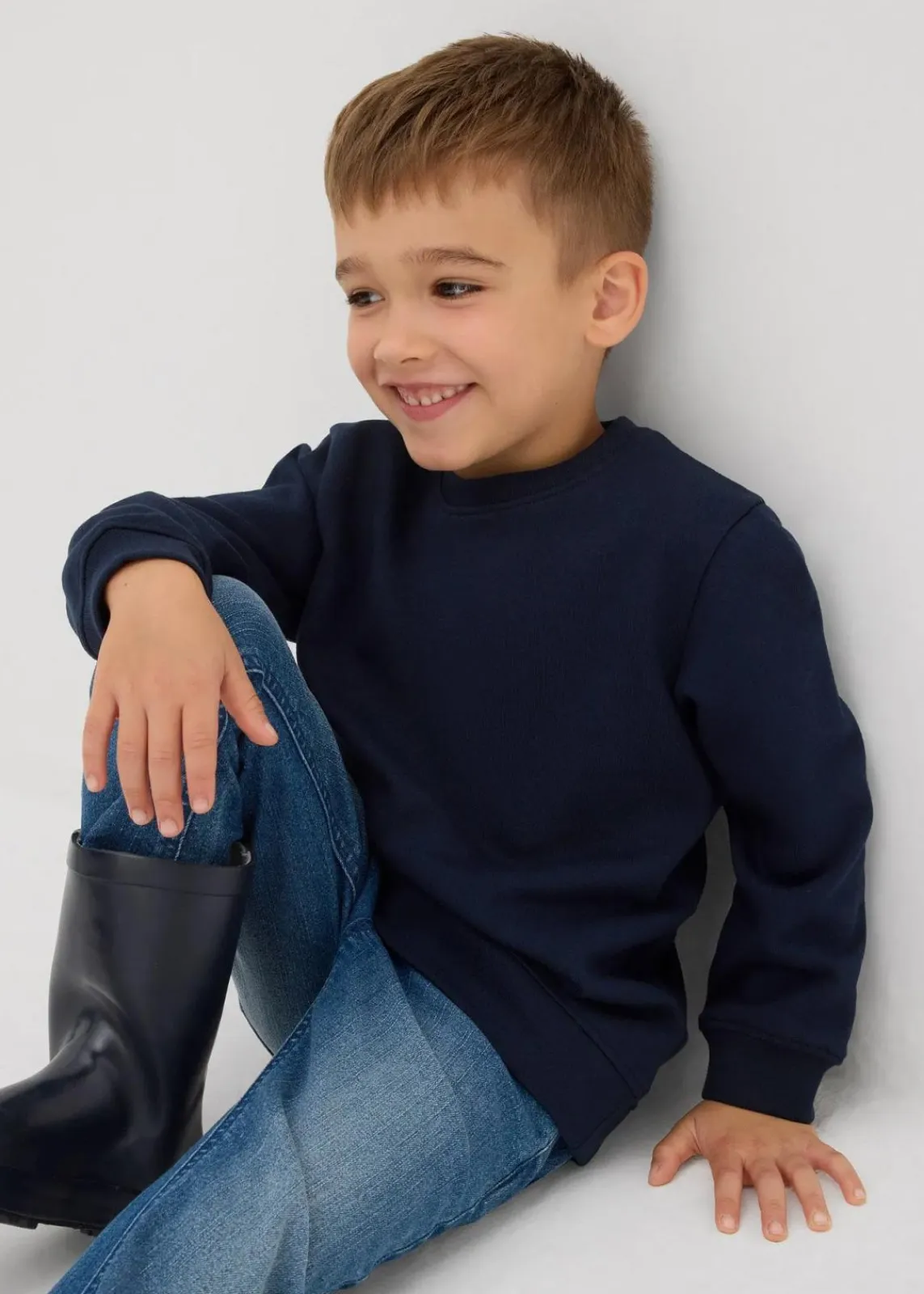 Sweatshirt aus weichem Baumwoll-Mix (2er Pack)|bonprix