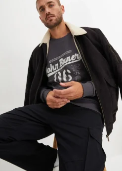 Sweatshirt aus weichem Baumwoll-Mix|bonprix Online