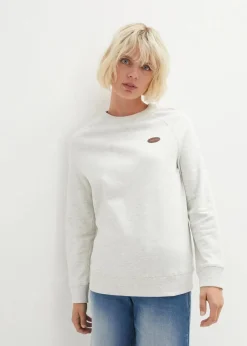 bonprix Sweat|Bekleidung·Blusen & Tuniken|Sweatshirt (2er Pack) indigo+naturmeliert meliert