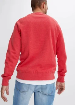 bonprix Sweat|Sportbekleidung|Sweatshirt (2er Pack) dunkelblau+rot