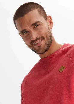 bonprix Sweat|Sportbekleidung|Sweatshirt (2er Pack) dunkelblau+rot