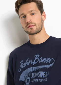 Sweatshirt (2er Pack) aus weichem Baumwoll-Mix|bonprix Sale