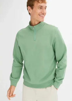 Sweatshirt mit Troyerkragen|bonprix Clearance