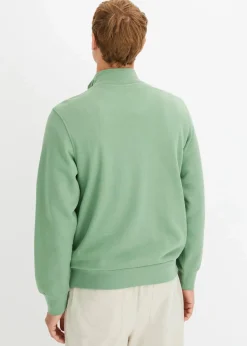 Sweatshirt mit Troyerkragen|bonprix Clearance