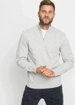 Sweatshirt mit Troyerkragen|bonprix Sale