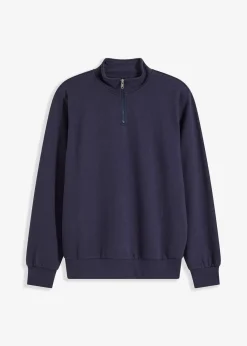 Sweatshirt mit Troyerkragen|bonprix Sale