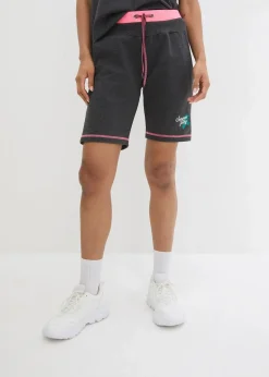 bonprix Mix & Match|Strandmode|Sweat-Shorts aus Baumwoll-Mix anthrazit meliert