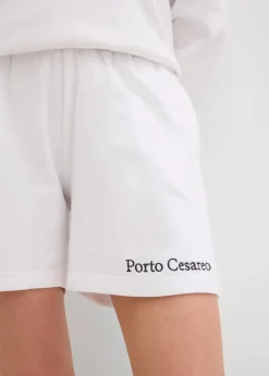 Sweat-Shorts mit Stickerei|bonprix Outlet